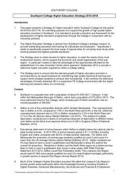 Criteria for HE Strategy