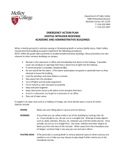 emergency action plan hostile intruder response academic and
