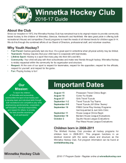 Program Guide - Winnetka Hockey Club