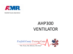Allied AHP300 Ventilator Power Point