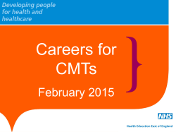 Careers for CMTs