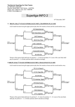 Tischtennis Superliga
