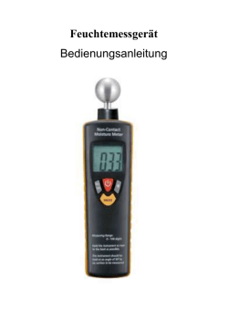 Pin-Free Moisture Meter