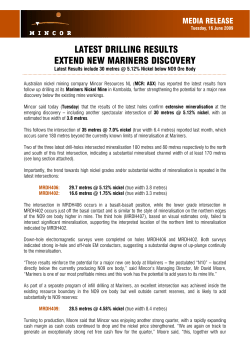 latest drilling results extend new mariners discovery