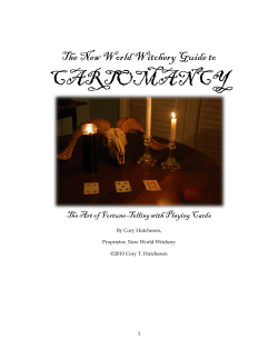 The New World Witchery Guide to Cartomancy