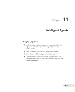 Intelligent Agents