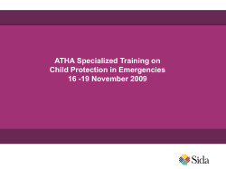 Inf&ouml;r ett f&ouml;rnyat Sida - The Advanced Training Program on