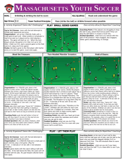 play small sided games play - let them play
