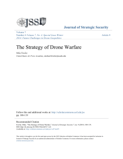 The Strategy of Drone Warfare