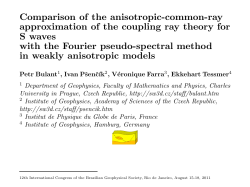 Comparison of the anisotropic-common