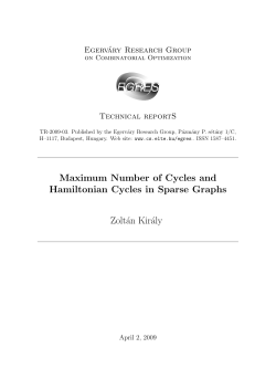 Maximum Number of Cycles and Hamiltonian Cycles in Sparse