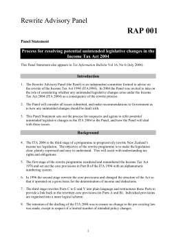 DOC - Rewrite Advisory Panel