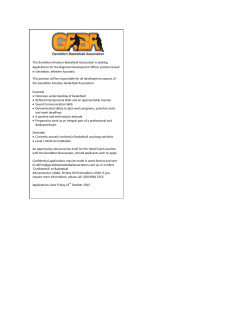 The Geraldton Amateur Basketball Association is