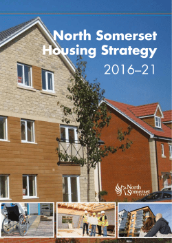 North Somerset Housing Strategy 2016&ndash;21