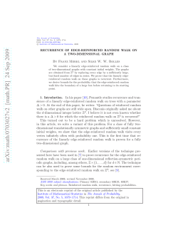 Recurrence of edge-reinforced random walk on a two