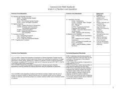 9-12 Numbers and Quantity