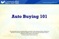 Member Service - Communication Federal Credit Union