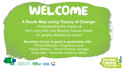 A Route Map using Theory of Change