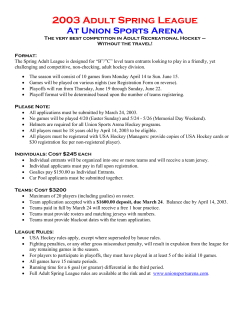 2003 Adult Spring League