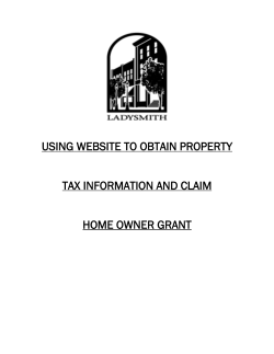 Home Owner Grant Application Online Instructions