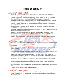 codes of conduct