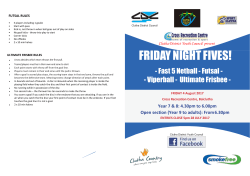 friday night fives! - Clutha District Council