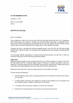 2009 FIFA Fair Play Days