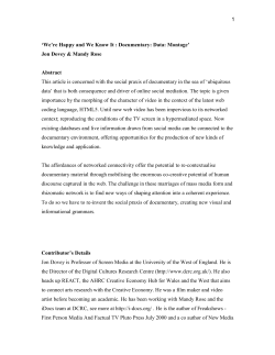 Microsoft Word 2007 - UWE Research Repository