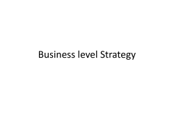 Business level Strategy - about Khyber Pakhtunkhwa