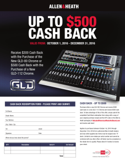 Receive $300 Cash Back with the Purchase of the New