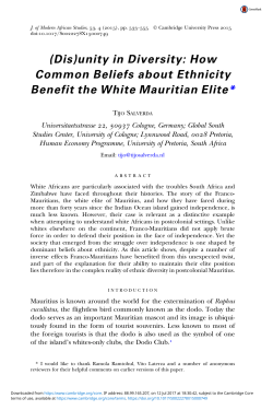 (Dis)unity in Diversity: How Common Beliefs about Ethnicity Benefit