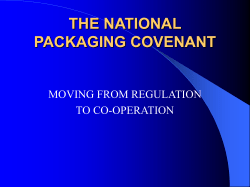 national packaging covenant