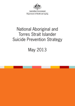 National Aboriginal and Torres Strait Islander Suicide Prevention