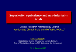 4. Non-inferiority trial