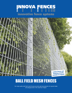 ball field mesh fences