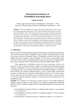 Measuring Inconsistency in Probabilistic Knowledge