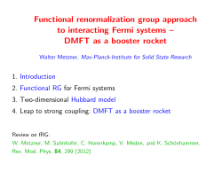 Functional renormalization group approach to interacting Fermi