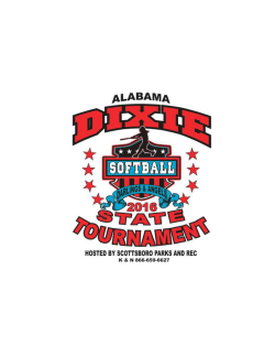 2016 Dixie State Packet Scottsboro