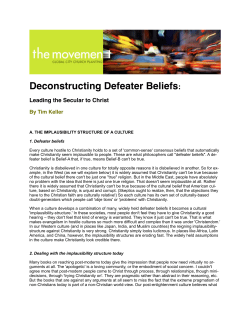 Deconstructing Defeater Beliefs