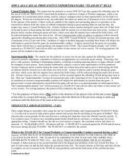 Iowa Casual Profanity/Unsportsmanlike Conduct Rule