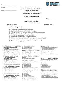 finalni ispit - International Burch University