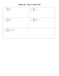 Box and Whiskers Plot