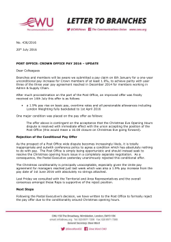 Crown Office Pay 2016