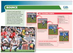 The Bounce - Learning GAA