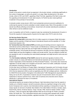 Fiji Islands Aviation Additional Information