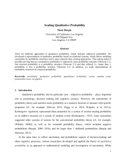 Scaling Qualitative Probability
