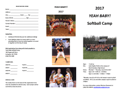 NDHS Softball Summer Camp 2017