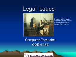 Legal Issues Presentation
