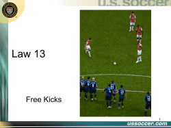 Law 13 - Central Maryland Soccer Referees