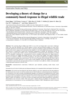 Developing a theory of change for a community‐based response to